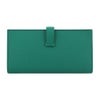 エルメス ベアンスフレ ヴェールジェイド ヴォーエプソン シルバー金具 B刻印 HERMES Bearn Soufflet