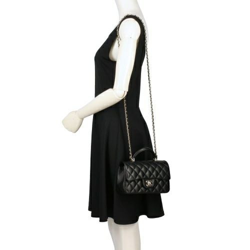 シャネル ハンドバッグ レディース ブラック CHANEL AS2431 B06660