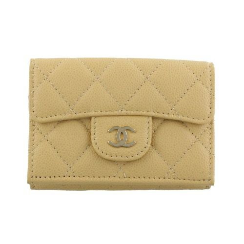 シャネル 三つ折り財布 レディース イエロー CHANEL AP0230 B10583