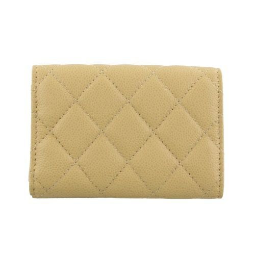 シャネル 三つ折り財布 レディース イエロー CHANEL AP0230 B10583