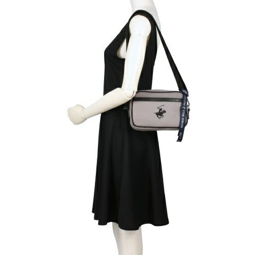 ビバリーヒルズ ポロクラブ ショルダーバッグ レディース グレー BEVERLY HILLS POLO CLUB BH1009N GR/BK/BK