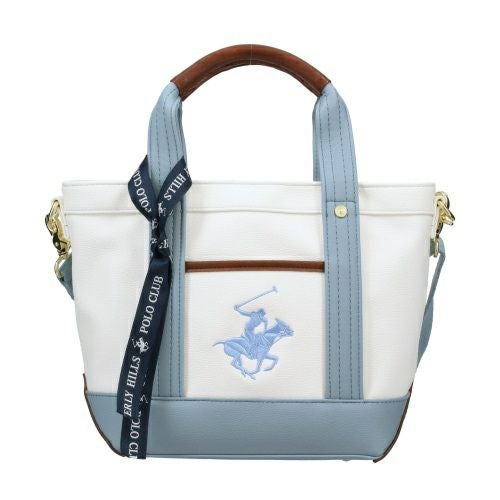 ビバリーヒルズ ポロクラブ トートバッグ レディース ブルー BEVERLY HILLS POLO CLUB BH2006N WH/PBL/PBL