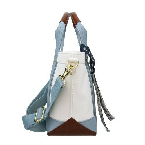 ビバリーヒルズ ポロクラブ トートバッグ レディース ブルー BEVERLY HILLS POLO CLUB BH2006N WH/PBL/PBL