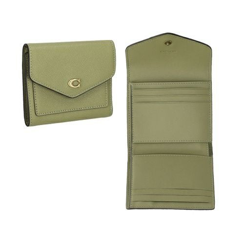 コーチ 二つ折り財布 レディース ウィン スモール ウォレット グリーン