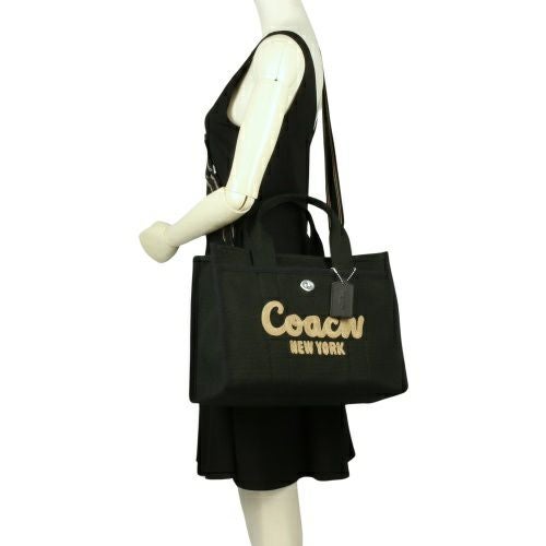 コーチ ハンドバッグ レディース カーゴ トート ブラック COACH CP158