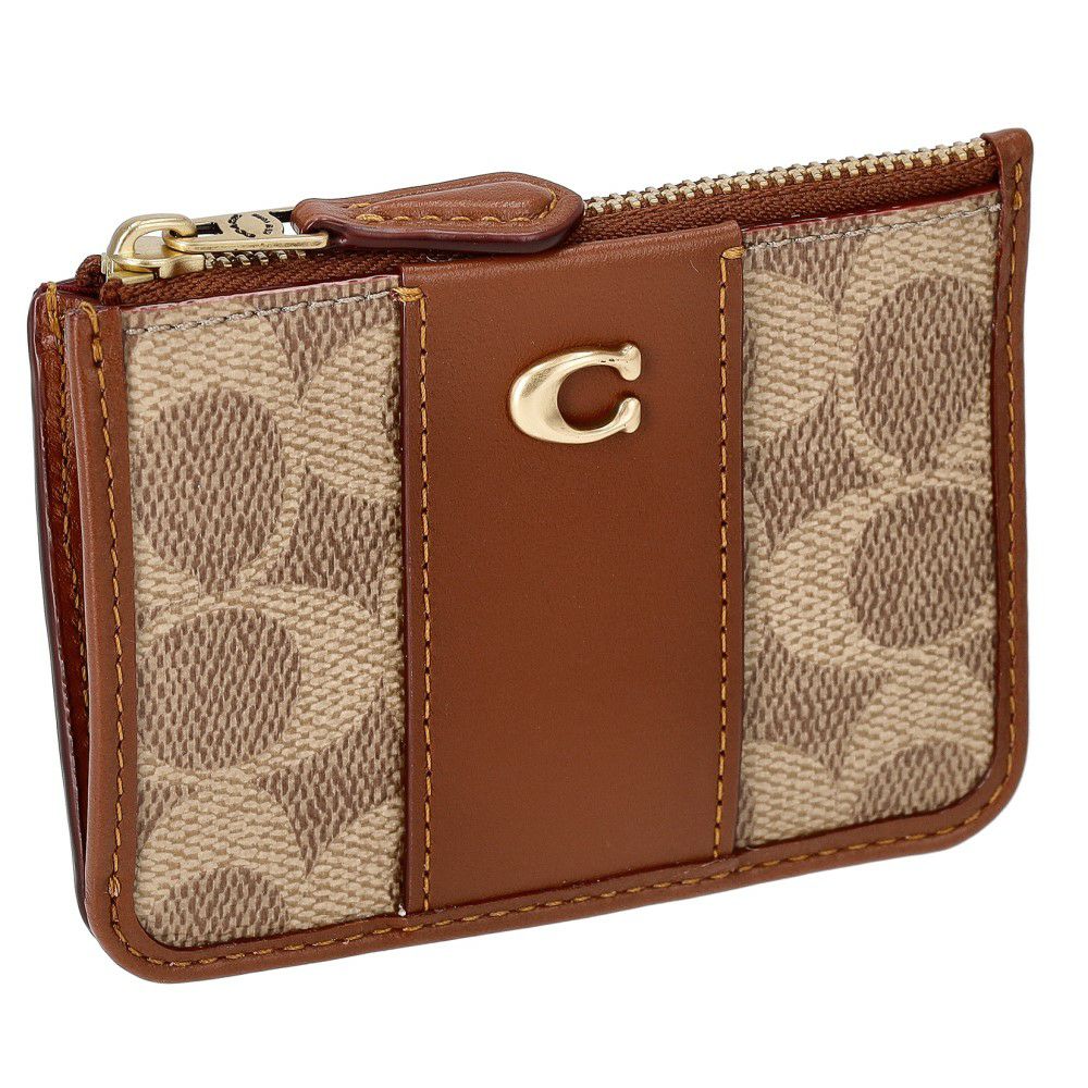 コーチ パスケース レディース ミニ スキニー ID ケース・シグネチャー