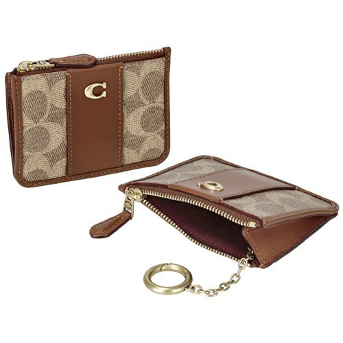 コーチ パスケース レディース ミニ スキニー ID ケース・シグネチャー