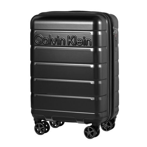 【海外限定】  キャリーケース ロゴ カルバンクライン カルバンクライン スーツケース キャリーケース 65L ブラック Calvin