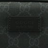 グッチ ショルダーバッグ メンズ GGスプリーム キャンバス クロスボディバッグ GUCCI 574886 K5RLN 1095 ブラック グレー