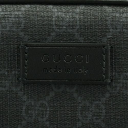 グッチ ショルダーバッグ メンズ GGスプリーム キャンバス クロスボディバッグ GUCCI 574886 K5RLN 1095 ブラック グレー