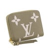 ルイヴィトン コインケース モノグラムアンプラント ジッピー・コインパース カーキ LOUIS VUITTON M82448 クレーム