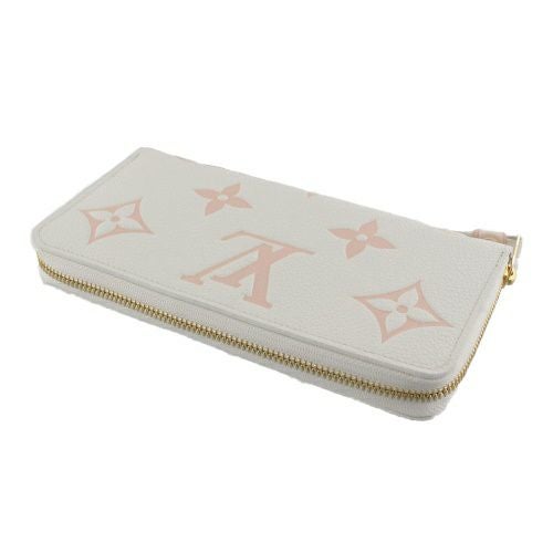 ルイヴィトン 長財布 モノグラムアンプラント LOUIS VUITTON M83309 ラテホワイト シャマロウピンク