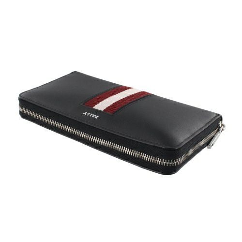 バリー 長財布 メンズ BALEN バレン BALLY 6302796 ブラック レッド