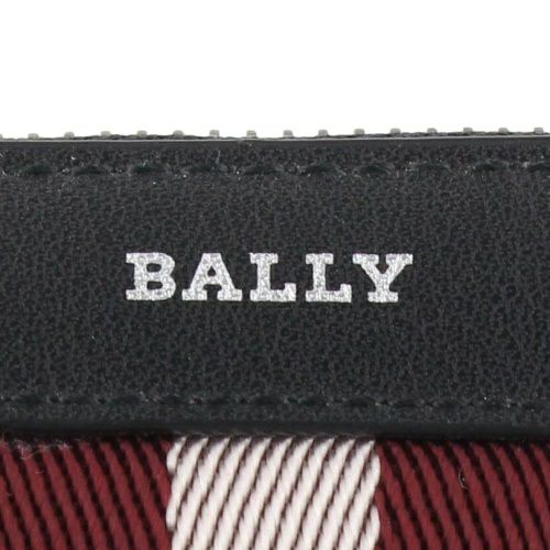 バリー 長財布 メンズ BALEN バレン BALLY 6302796 ブラック レッド