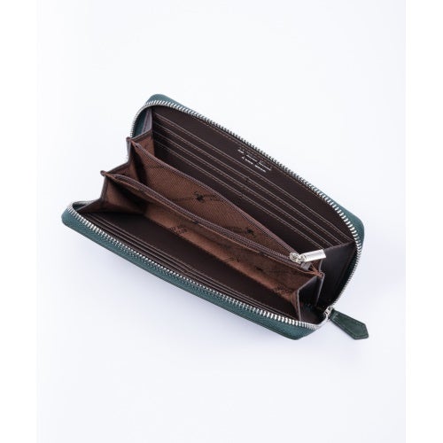 ビバリーヒルズポロクラブ 長財布 メンズ BEVERLY HILLS POLO CLUB BHG-M1001 グリーン ダークブラウン