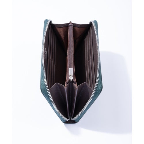 ビバリーヒルズポロクラブ 長財布 メンズ BEVERLY HILLS POLO CLUB BHG-M1001 グリーン ダークブラウン