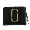 マークジェイコブス 二つ折り財布 レディース SNAPSHOT ブラック Marc Jacobs M0013360 012 BLACK HONEY GINGER MULTI