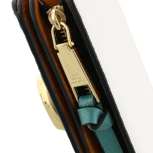 マークジェイコブス 二つ折り財布 レディース SNAPSHOT ブラック Marc Jacobs M0013360 012 BLACK HONEY GINGER MULTI