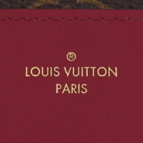 ルイヴィトン 二つ折り財布 モノグラム ポルトフォイユ・ルー レッド LOUIS VUITTON M82377 フューシャ