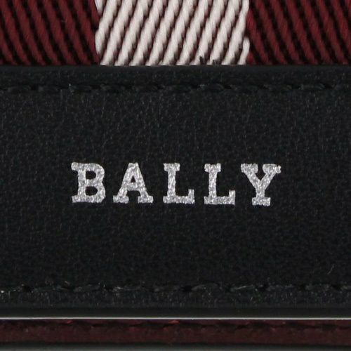 バリー 二つ折り財布 メンズ BALEN ブラック BALLY 6302798 ブラック レッド