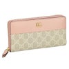 グッチ 長財布 レディース ダブルG ジップアラウンドウォレット ピンク GUCCI 456117 AACFE 5945