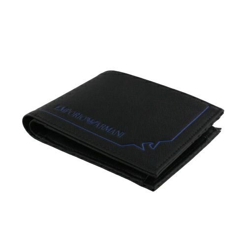エンポリオアルマーニ 二つ折り財布 メンズ ブラック EMPORIO ARMANI Y4R165 Y731E 80001