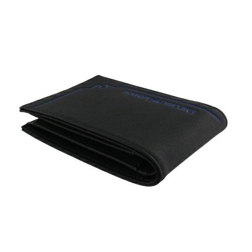 エンポリオアルマーニ 二つ折り財布 メンズ ブラック EMPORIO ARMANI Y4R165 Y731E 80001