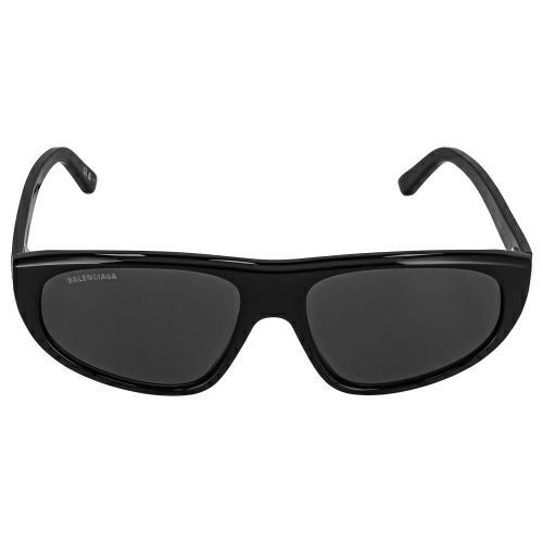 バレンシアガ サングラス メンズ フォックス型 ブラック BALENCIAGA