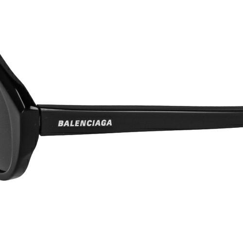 バレンシアガ サングラス メンズ フォックス型 ブラック BALENCIAGA