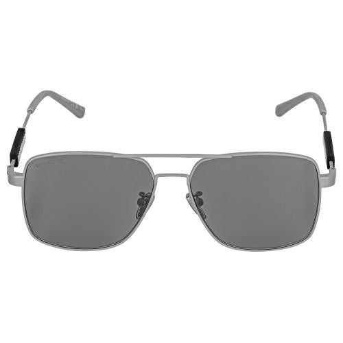 バレンシアガ サングラス メンズ スクエア型 シルバー BALENCIAGA