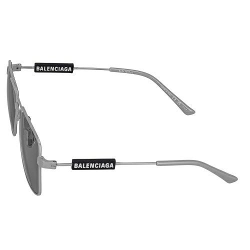 バレンシアガ サングラス メンズ スクエア型 シルバー BALENCIAGA