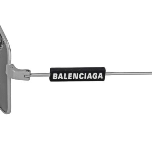 バレンシアガ サングラス メンズ スクエア型 シルバー BALENCIAGA