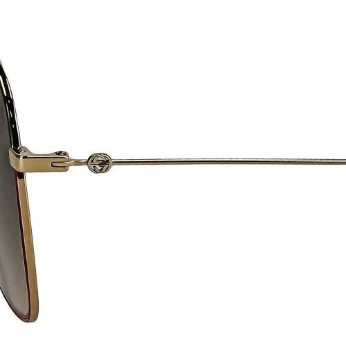 グッチ サングラス レディース バタフライ イエロー GUCCI GG0394S 003