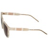 グッチ サングラス レディース ウェリントン ベージュ GUCCI GG0599SA 005