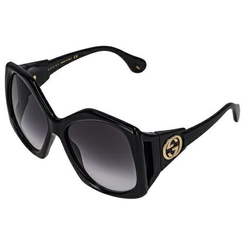 グッチ サングラス レディース バタフライ型 ブラック GUCCI GG0875S 001