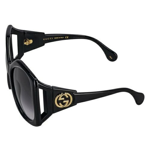 グッチ サングラス レディース バタフライ型 ブラック GUCCI GG0875S