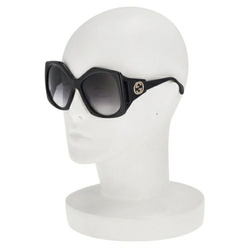 グッチ サングラス レディース バタフライ型 ブラック GUCCI GG0875S 001