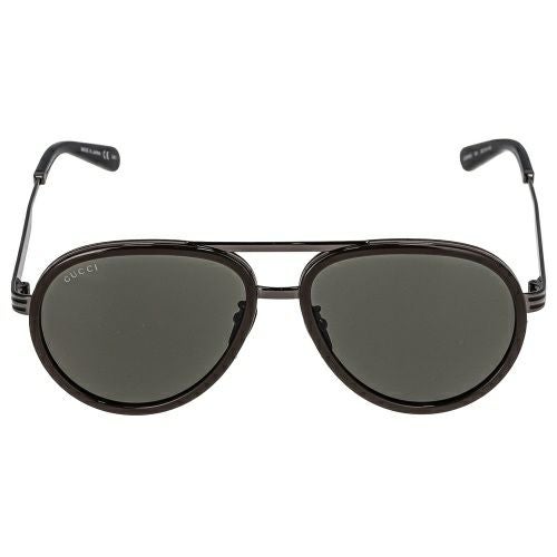 グッチ GUCCI サングラス ブラック ガンメタ メンズ レディース 男女兼用 グッチ GUCCI サングラス メンズ レディース アジアンフィット UV