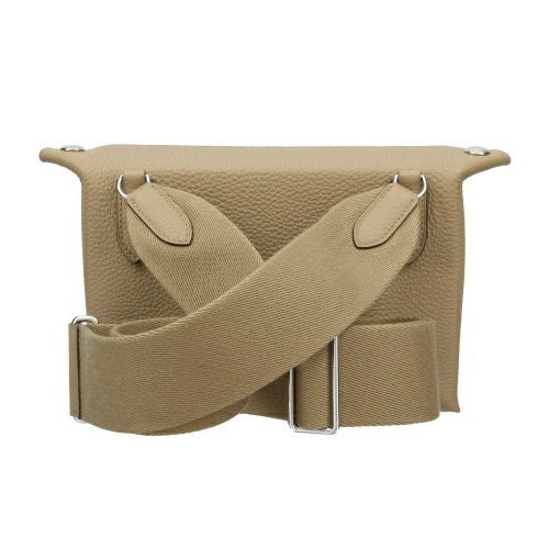 エルメス ウィドポッシュ ベージュドワイマール トゴ シルバー金具 B