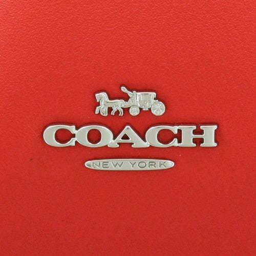 コーチ アウトレット ショルダーバッグ レディース テリ シグネチャー レッド COACH OUTLET CJ608 SVRCK BRIGHT POPPY