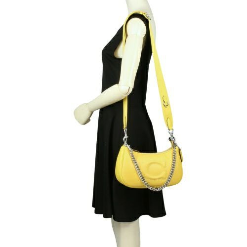 コーチ アウトレット ショルダーバッグ レディース テリ シグネチャー イエロー COACH OUTLET CJ608 SVS9V