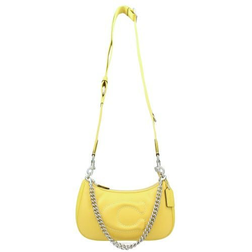 コーチ アウトレット ショルダーバッグ レディース テリ シグネチャー イエロー COACH OUTLET CJ608 SVS9V