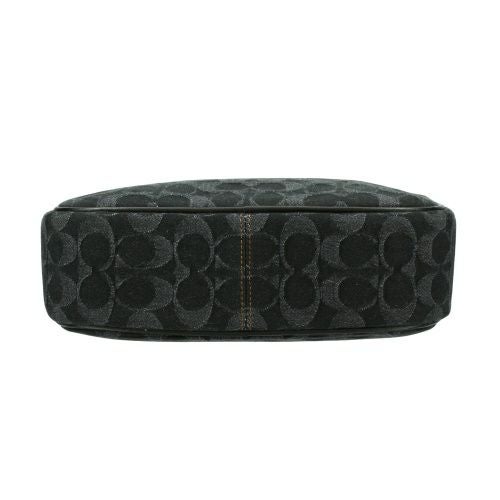 コーチ アウトレット ショルダーバッグ レディース ジェイミー  シグネチャー デニム ブラック COACH OUTLET CQ710 SV BK