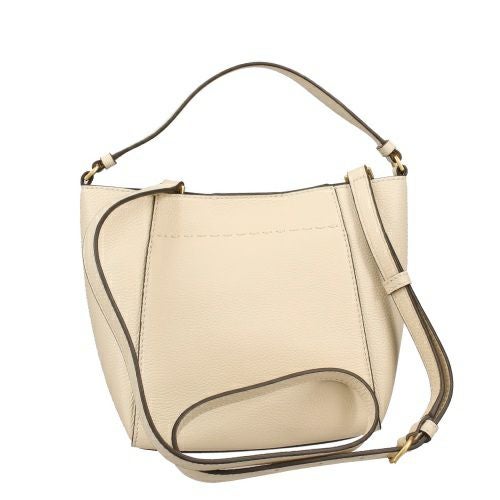 トリーバーチ ショルダーバッグ レディース MCGRAW SMALL BUCKET BAG ホワイト TORY BURCH 74956 724 Brie