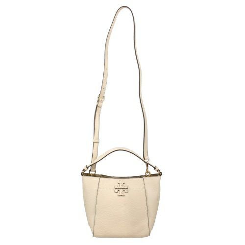 トリーバーチ ショルダーバッグ レディース MCGRAW SMALL BUCKET BAG ホワイト TORY BURCH 74956 724 Brie