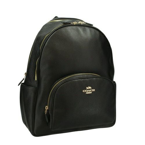 K*様 COACH レザー ミニリュック ブラック コーチ アウトレット バックパック レディース ブラック COACH OUTLET