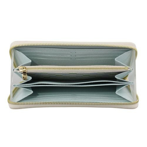 ルイヴィトン 長財布 ダミエ ジッピー・ウォレット ホワイト LOUIS VUITTON N40748 ピスタチオ グリーン