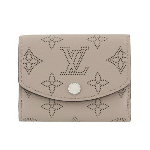 ルイヴィトン 三つ折り財布 マヒナ ポルトフォイユ・イリス XS ベージュ LOUIS VUITTON M82437 ガレ
