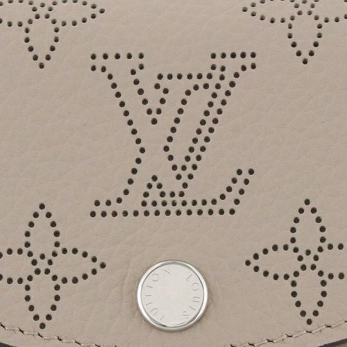 ルイヴィトン 三つ折り財布 マヒナ ポルトフォイユ・イリス XS ベージュ LOUIS VUITTON M82437 ガレ