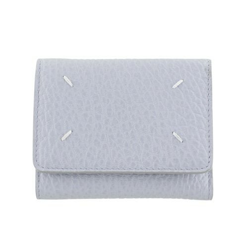 メゾンマルジェラ 三つ折り財布 レディース ブルー MAISON MARGIELA